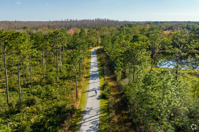 Enjoy a ride along the scenic Upper Tampa Bay Trail near Calusa.