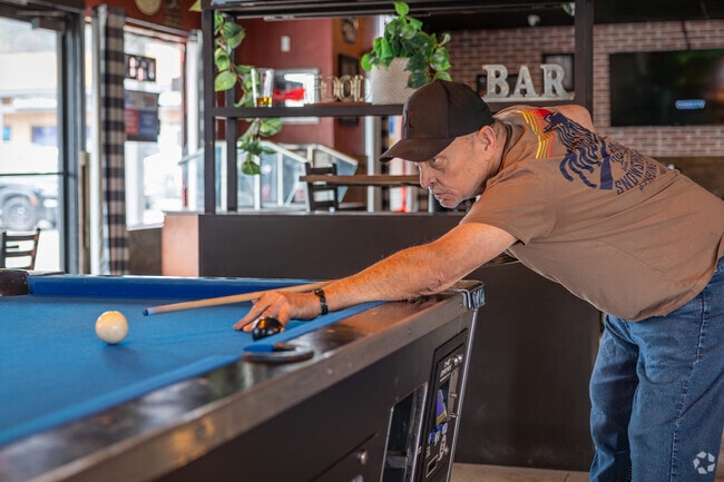 Hang out and play some pool at PJ's Sports Bar near Hidden Springs.