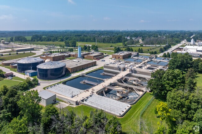 The Wastewater Treatment Plant occupies part of the Lakeview neighborhood.