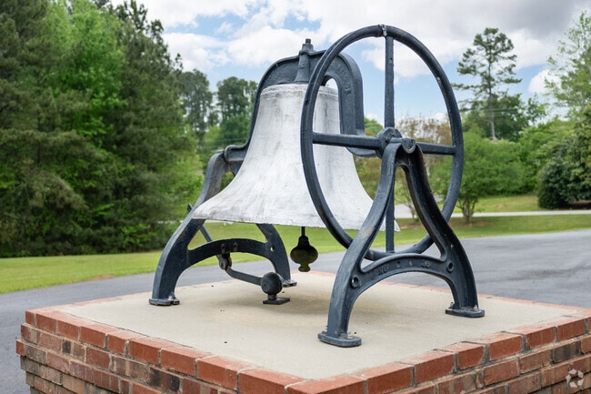 Large bells can be found around the various churches in Hillbrook.