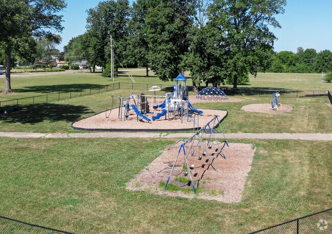 Phalen Leadership Academy 93 has a sizeable playground in Arlington Woods.