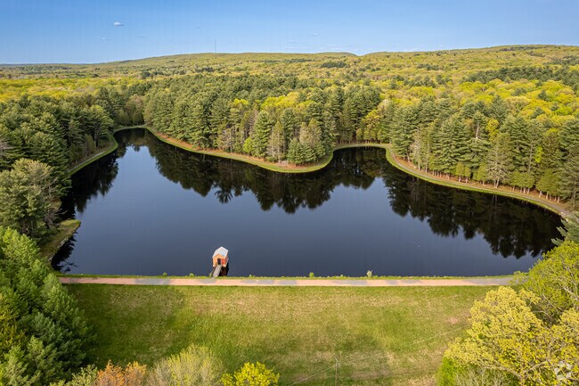 Highland Park residents willing to hike through the woods at Porter Reservoir.