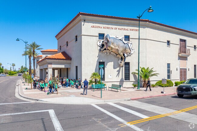 Explore ancient wonders at the Arizona Museum of Natural History near Reed Park.