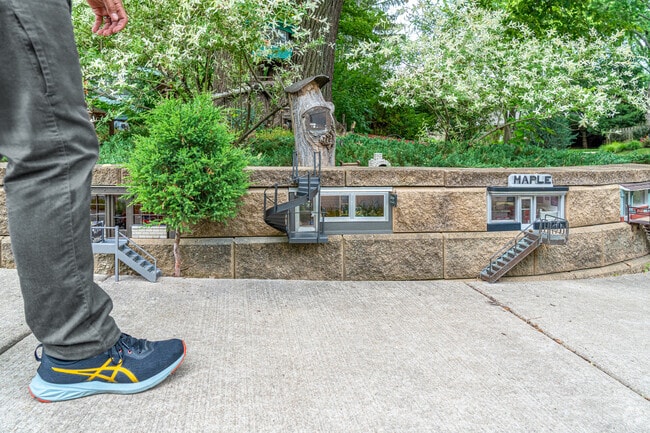 Little Maple, a whimsical garden in East Highland, features a mini 