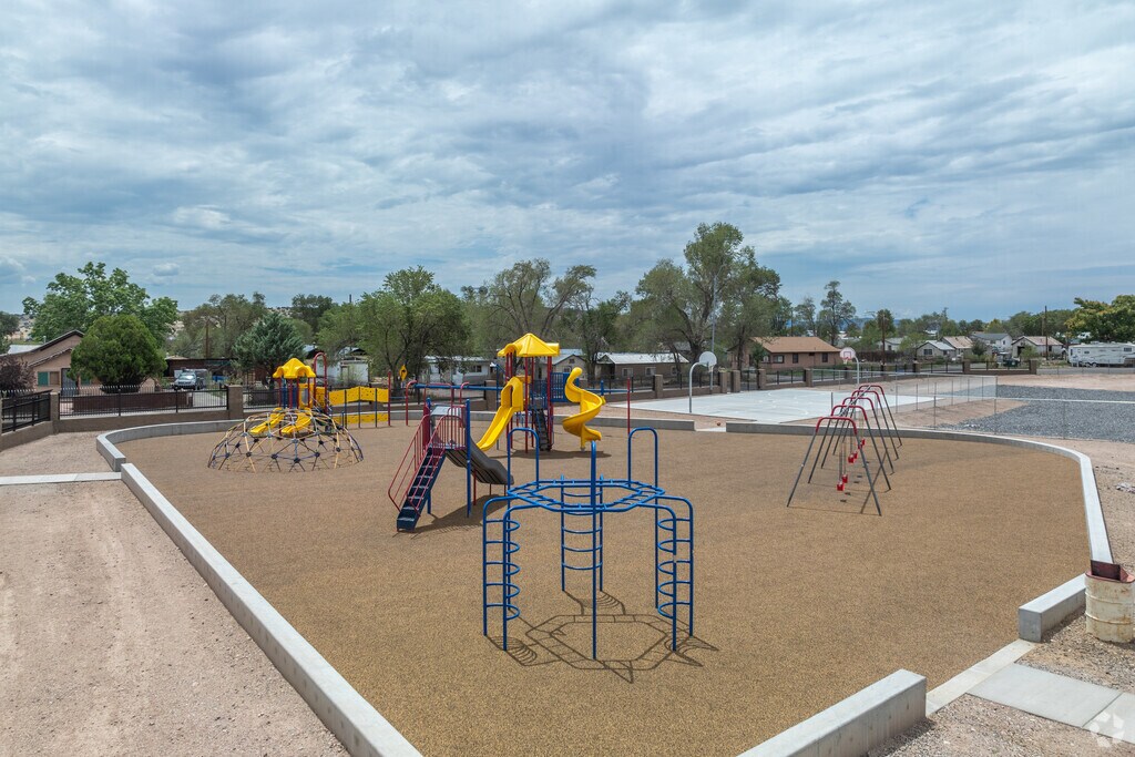 Seligman Elementary and High School features a playground.