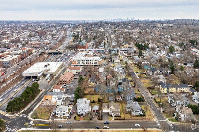 The area around Walnut St. in Newtonville is a mixture of condos, multifamilies and business.