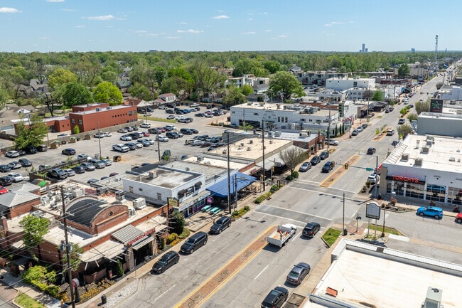Brookside is located along Peoria st in Tulsa.