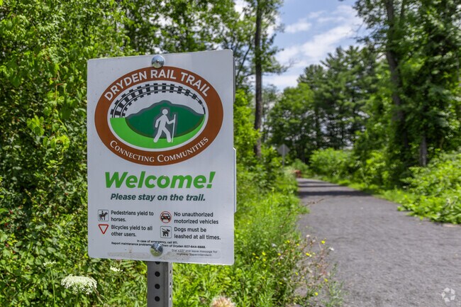 Varna locals can take a hike at the Dryden Rail Trail.
