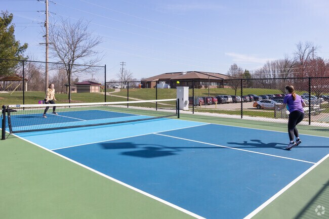 Bicentennial Park has new tennis and pickleball courts that are always busy.