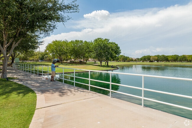 The Morrison Ranch Lake is the perfect place for observing wildlife and fishing.