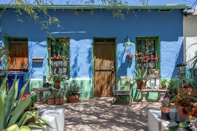 The Barrio Viejo Neighborhood is one of the most famous places in Tucson, Arizona.