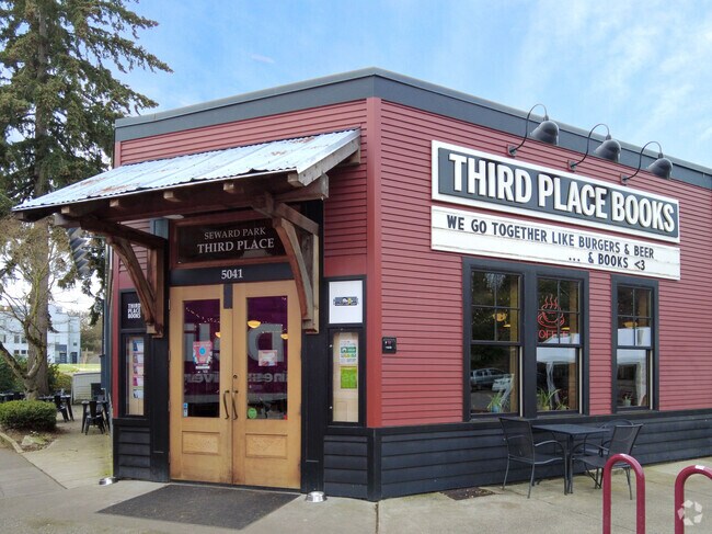 Third Place book store entrance.