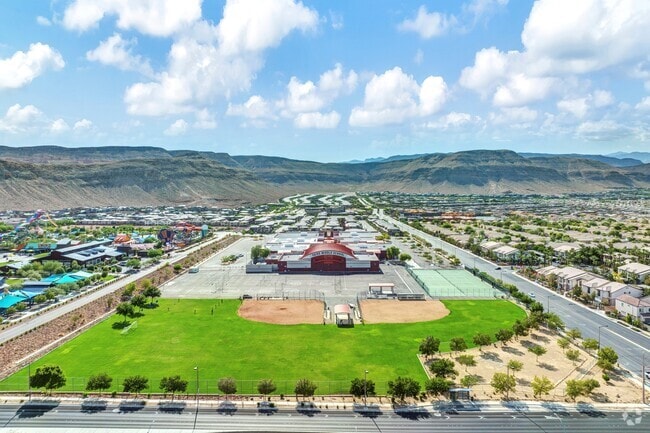 Budding ball players will enjoy the fields at Wilbur & Theresa Faiss Middle School, Rhodes Ranch