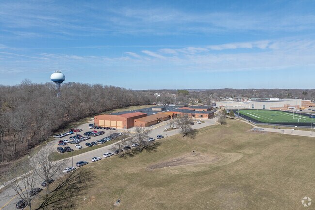 Indian Mound School is near the high school.
