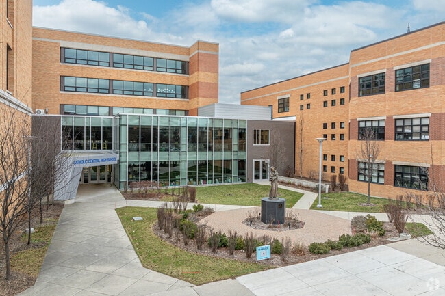 Central Catholic High School in downtown Grand Rapids.