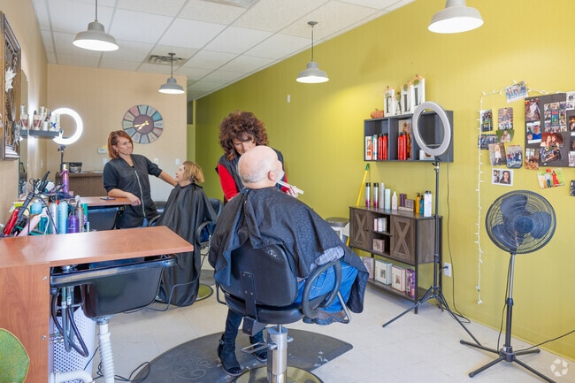 Residents in Beloit go to Tangles Salon and Day Spa for a haircut.