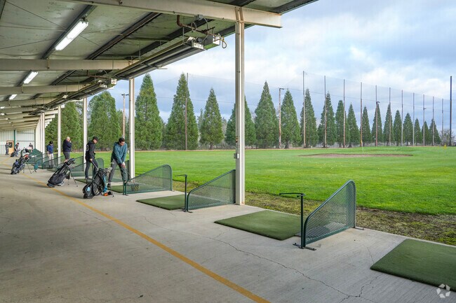 Driving range at McKay Creek Golf Course