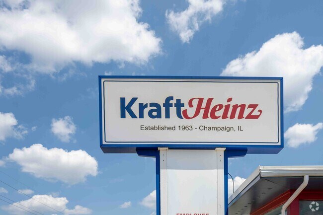 Located in the Parkland Ridge area is the Kraft Heinz Company established in 1963 in Champaign.