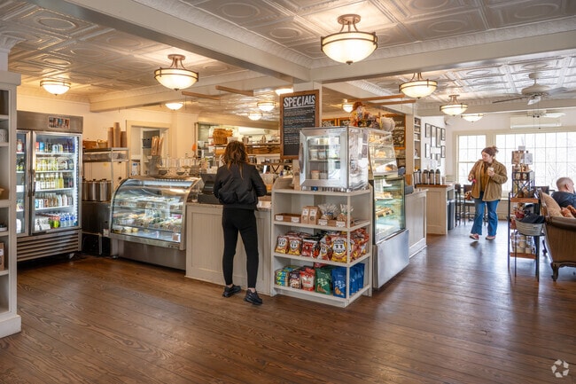 The Smithy Café is a cozy spot for locals in New Preston.