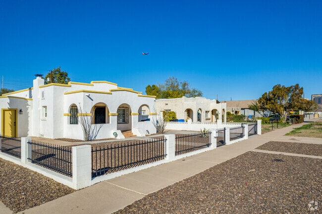 Pueblo homes such as these enrich the style of Central City living.