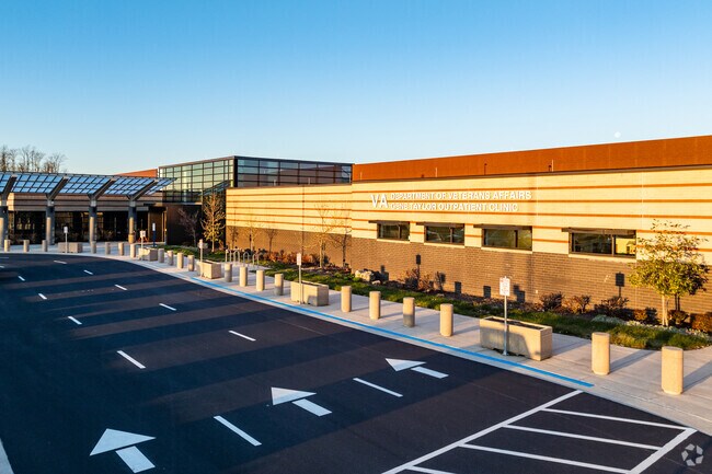 The VA clinic near Parkcrest provides services to area veterans.