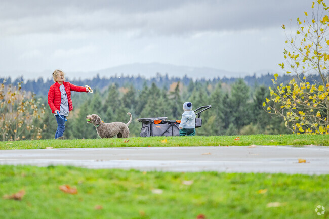 Gateway Park in Edgewater area offers amazing views and space to play.