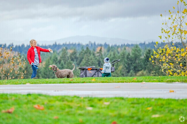 Gateway Park in Edgewater area offers amazing views and space to play.