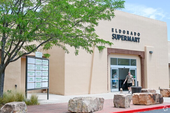 Grocery shopping is an easy trip to the Eldorado Supermarket for Galisteo residents.