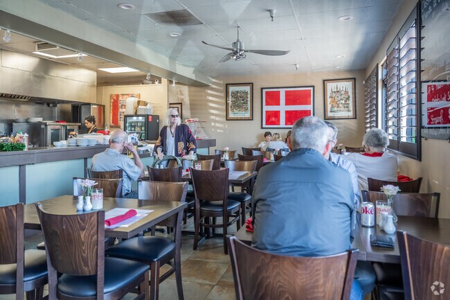 Copenhagen Corner near Beacon Hill serves popular traditional Danish dishes, such as meatloaf and pastries.