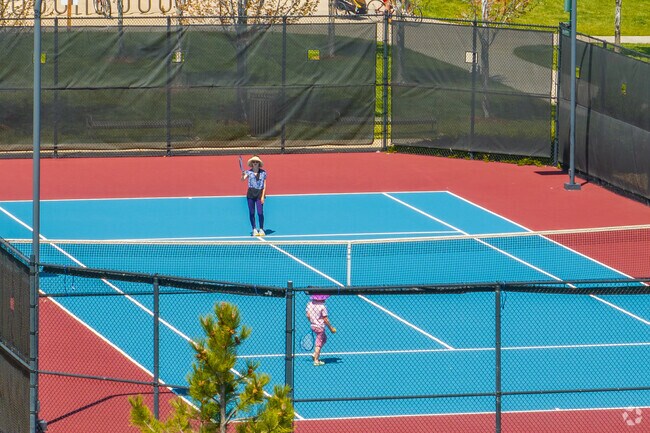 Play a game of tennis at Lincoln Park in Parker.
