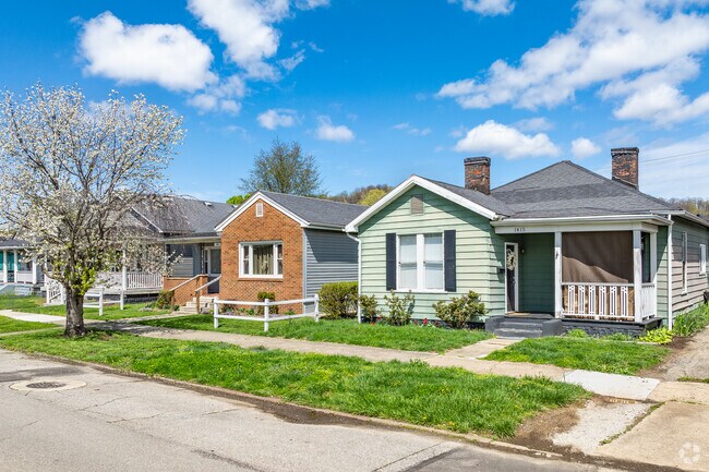 Midcentury bungalows are common in Ironton, Ohio.