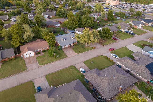 Homes in Fisher Hills are mostly modest brick ranch style.