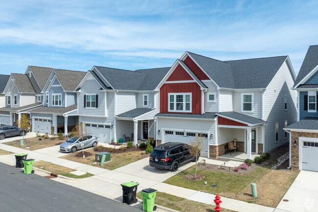 New Traditional homes are common in the newer subdivisions around Friendship.