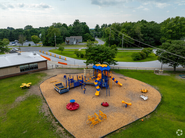 Milton Middle School shares a building with the elementary school in Milton, VT.