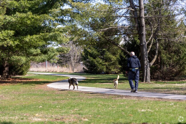 Northridge Heights residents can enjoy Moore Memorial Parks lovely walking trails.