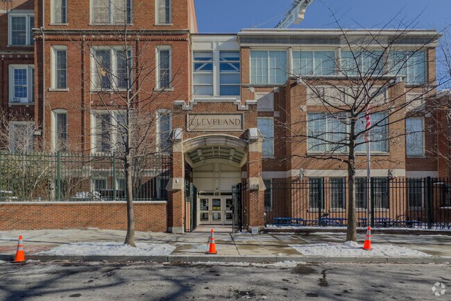 Entrance to Cleveland Elementary School