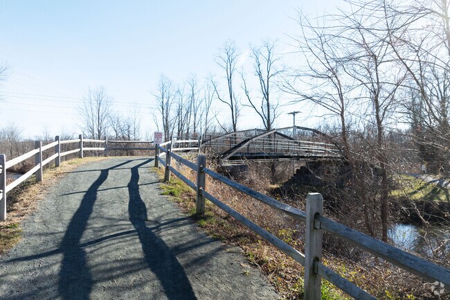 Bridges and pathways meander thru Vischer Ferry Nature Preserve in Clifton Park.