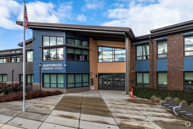 Northwood Elementary School entrance.