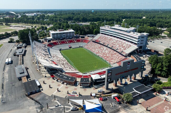 Enjoy a North Carolina State football game at the Carter-Finley Stadium.