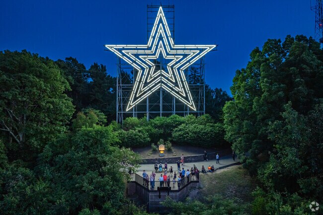 Every Night people flock to see the Roanoke Star, the largest man-made star in the world.