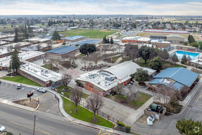 The campus of Selma High School in Selma.