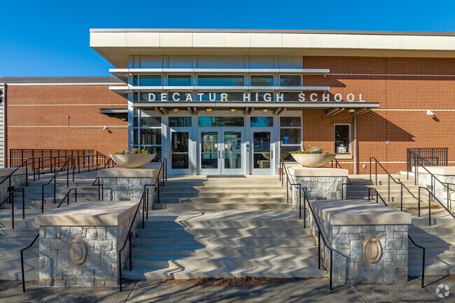 Decatur High School serves approximately 1700 students.