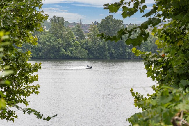 Millvale Riverfront Park has great views of the Allegheny River.