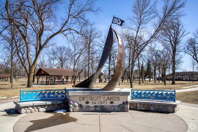 Detroit Lakes, MN was established in 1871.