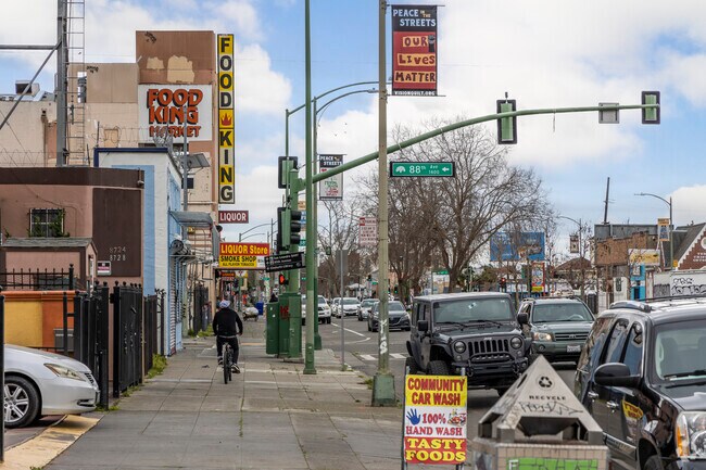 International Boulevard in Webster is always bustling and full of life.