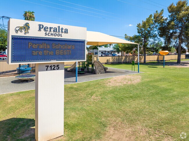 Peralta School educates students in grades Kindergarten through 6th.