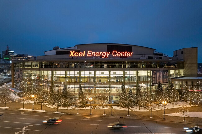 Xcel Energy Center hosts many mainstream events in its Downtown Saint Paul arena.