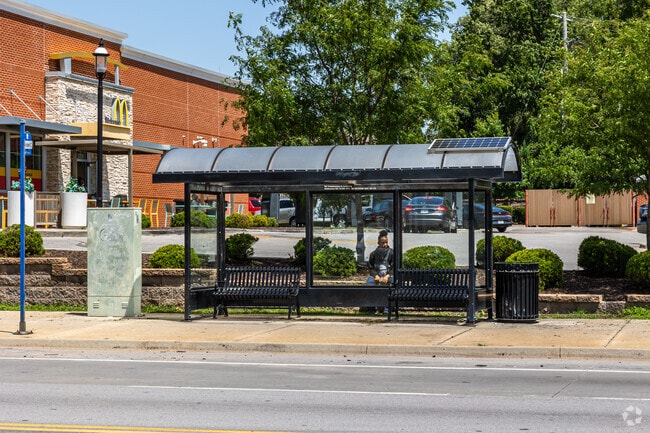There are multiple bus stops that are located conveniently in the Manheim Park area.