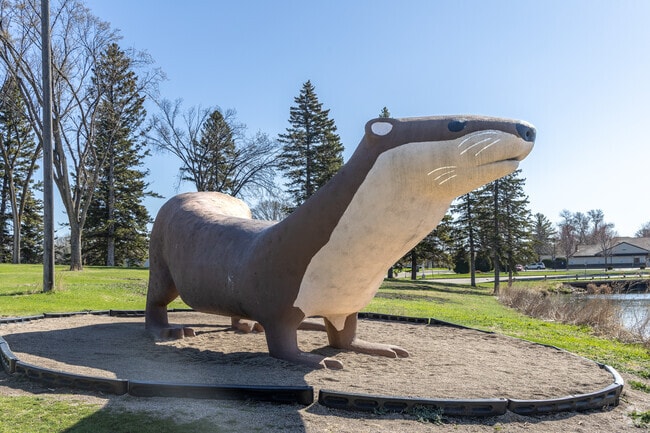 Otto the Otter is the main attraction of Adams Park.