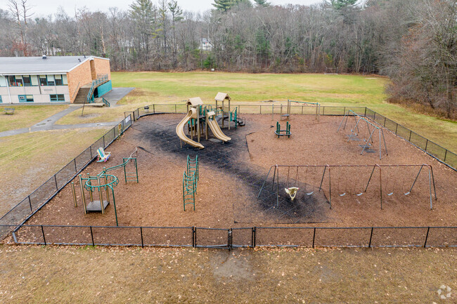 The playground at Pine Glen Elementary School in Burlington, MA.
